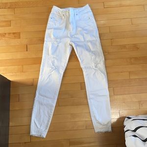 White jeans